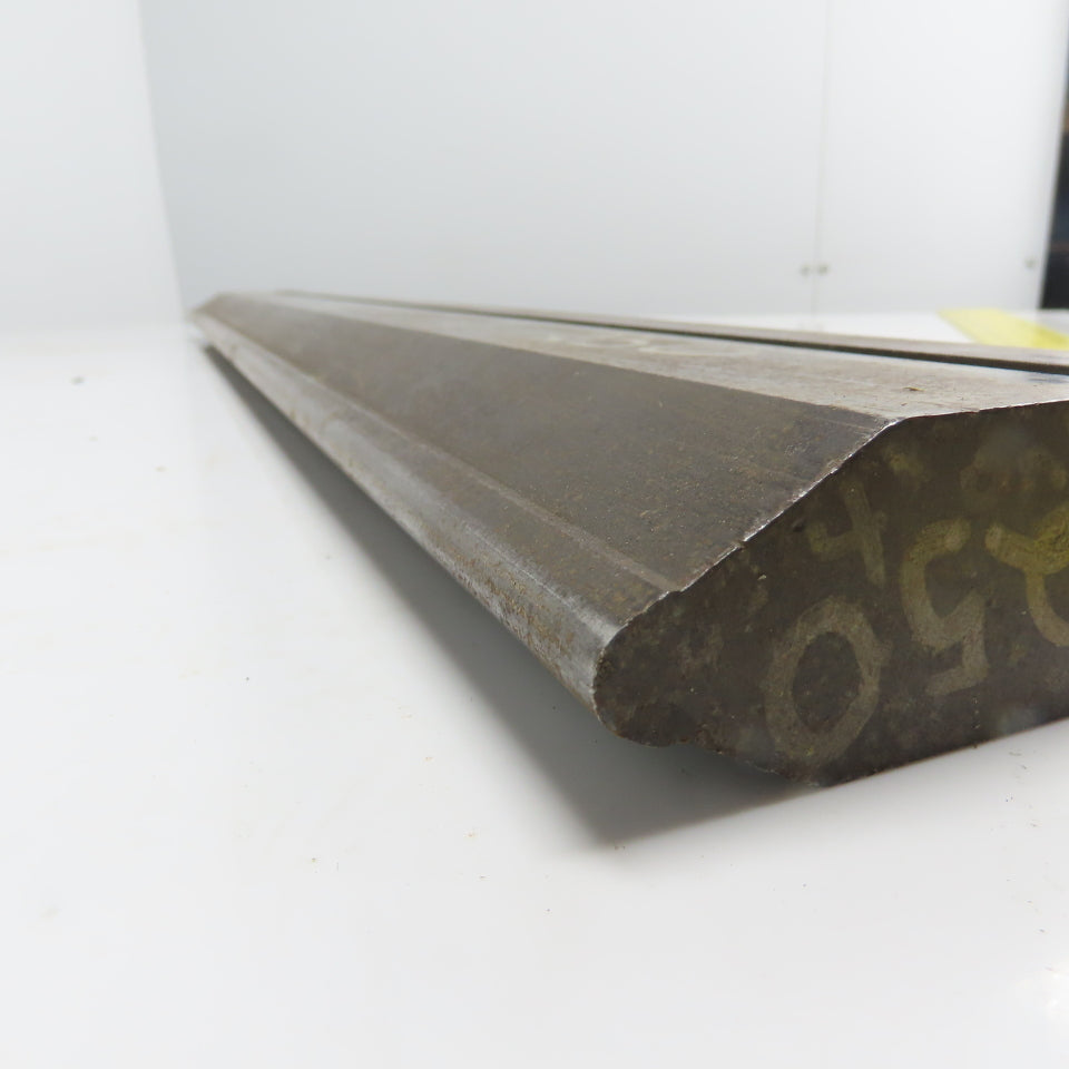 32-7/8" V-Forming Press Brake Die Punch 3-3/4" Tall .250" Radius 1/2" Tang
