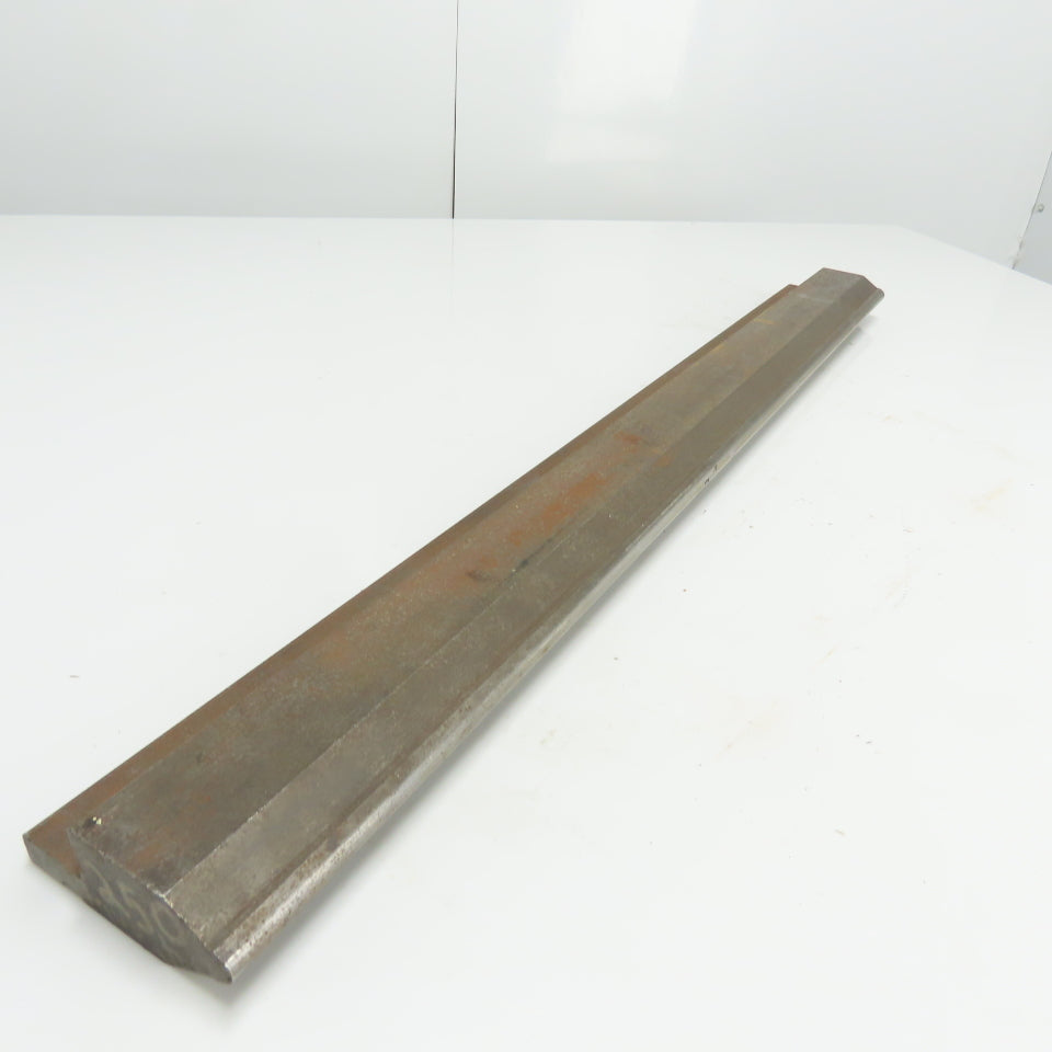 32-7/8" V-Forming Press Brake Die Punch 3-3/4" Tall .250" Radius 1/2" Tang
