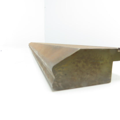 32-7/8" V-Forming Press Brake Angle Die Block 3-9/16" Tall 130° .100" Radius