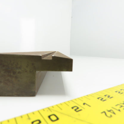 32-7/8" V-Forming Press Brake Angle Die Block 3-9/16" Tall 130° .100" Radius