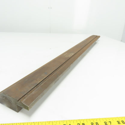 32-7/8" V-Forming Press Brake Angle Die Block 3-9/16" Tall 130° .100" Radius