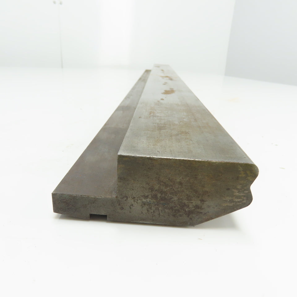 32-7/8" V-Forming Press Brake Angle Die Block 3-9/16" Tall 130° .100" Radius