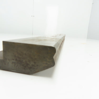 32-7/8" V-Forming Press Brake Angle Die Block 3-9/16" Tall 130° .100" Radius