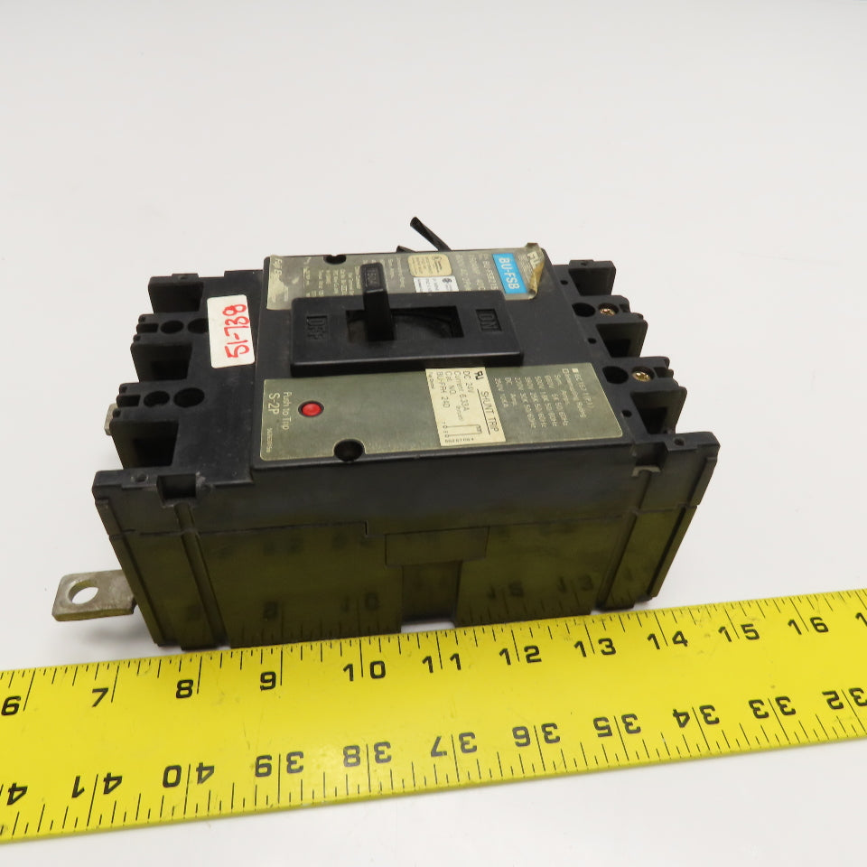 Fuji BU-FSB 150A 600VAC 2 Pole Circuit Breaker W/ Shunt Trip