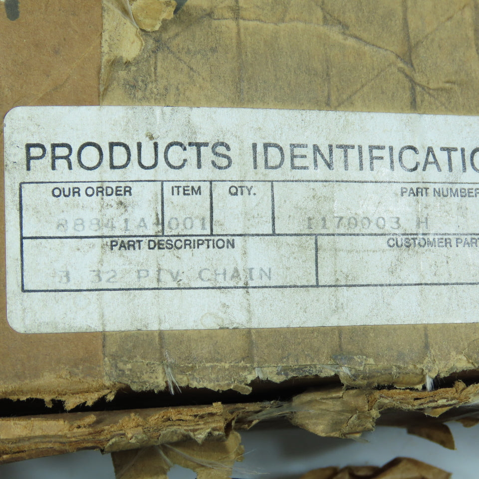 Link-Belt 1170003 H 3 32 P.I.V. Drive Chain