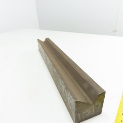 17" V-Forming Press Brake Angle Die Block 2-3/8"x 2-3/8" 13/64" Radius 90°