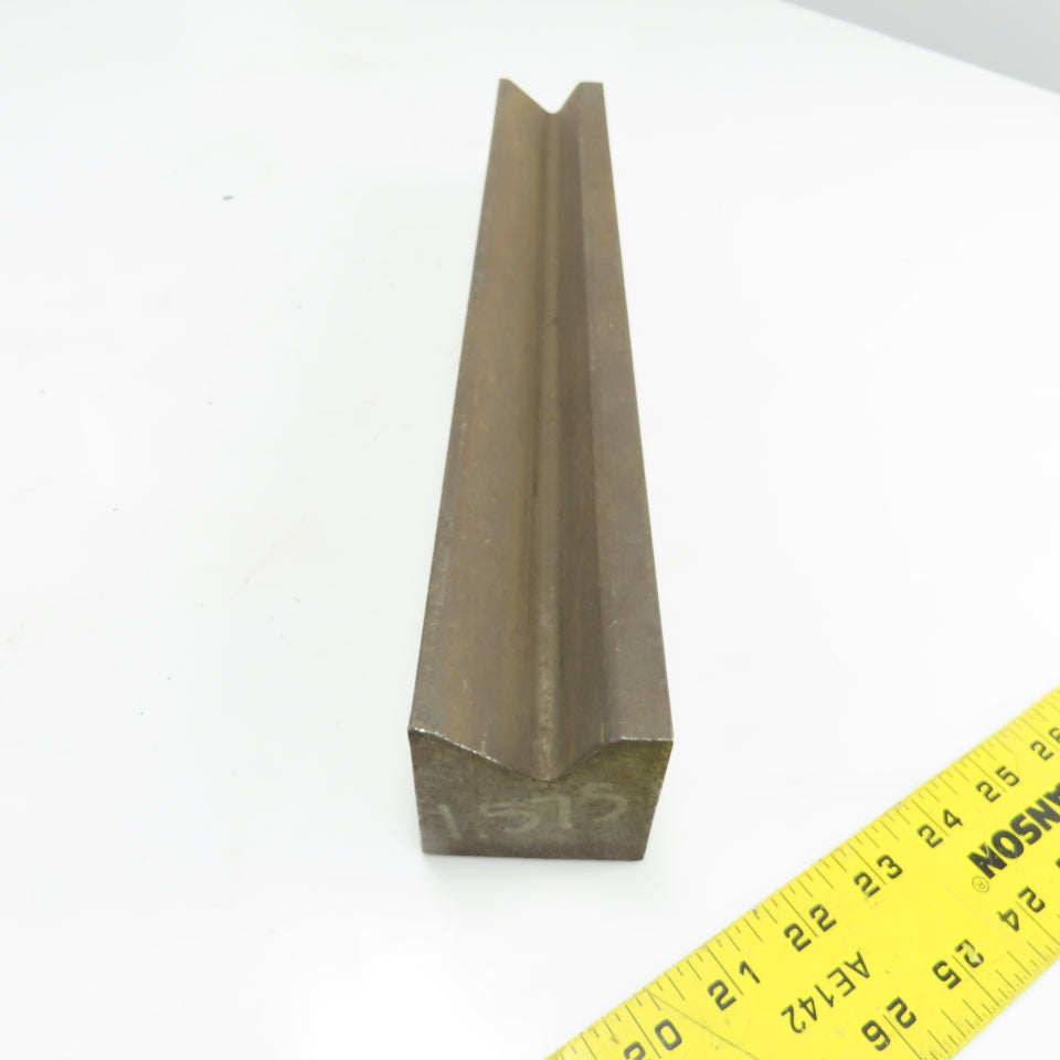 17" V-Forming Press Brake Angle Die Block 2-3/8"x 2-3/8" 13/64" Radius 90°