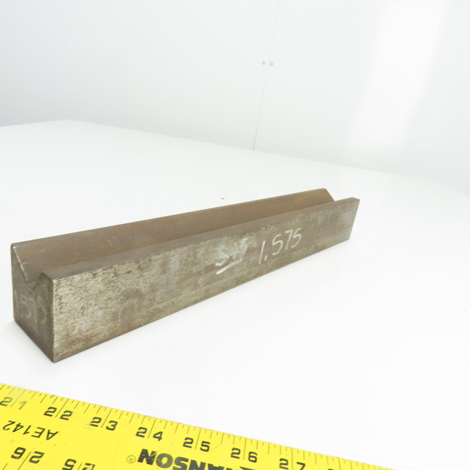 17" V-Forming Press Brake Angle Die Block 2-3/8"x 2-3/8" 13/64" Radius 90°