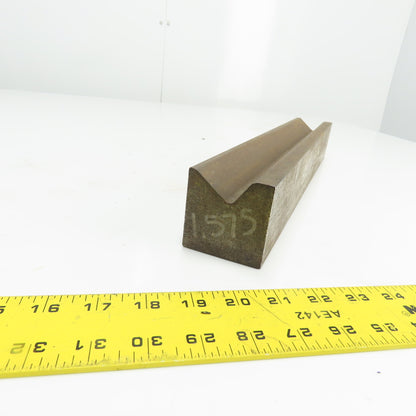 17" V-Forming Press Brake Angle Die Block 2-3/8"x 2-3/8" 13/64" Radius 90°