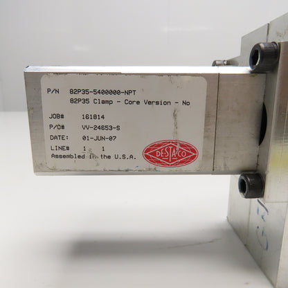 Destaco 82P35 5400000-NPT Pneumatic Hook Pin Locating Clamp