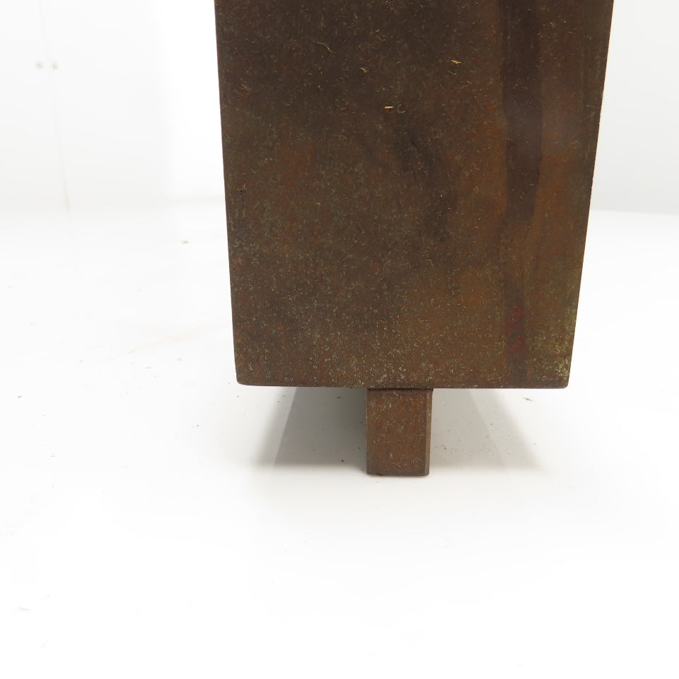 17" V-Forming Press Brake Angle Die Block 2-1/2" Thick .500" Radius 1/2" Tang