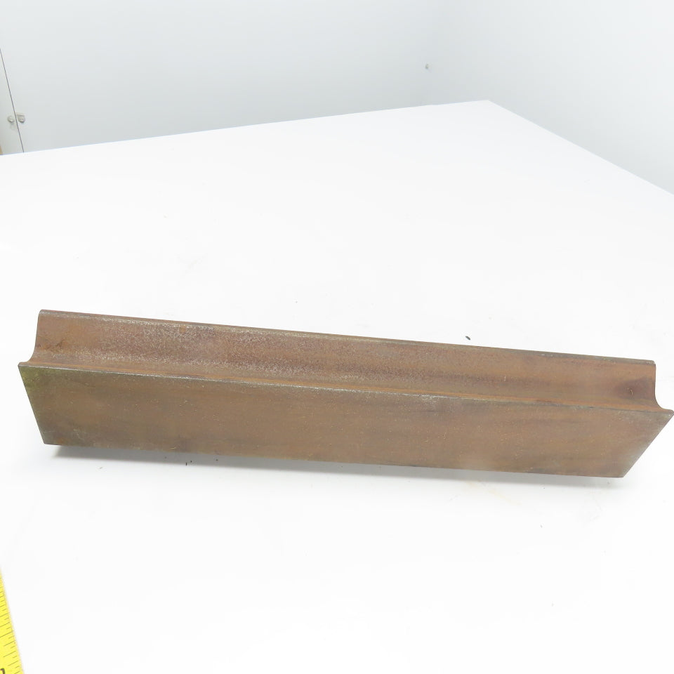 17" V-Forming Press Brake Angle Die Block 2-1/2" Thick .500" Radius 1/2" Tang