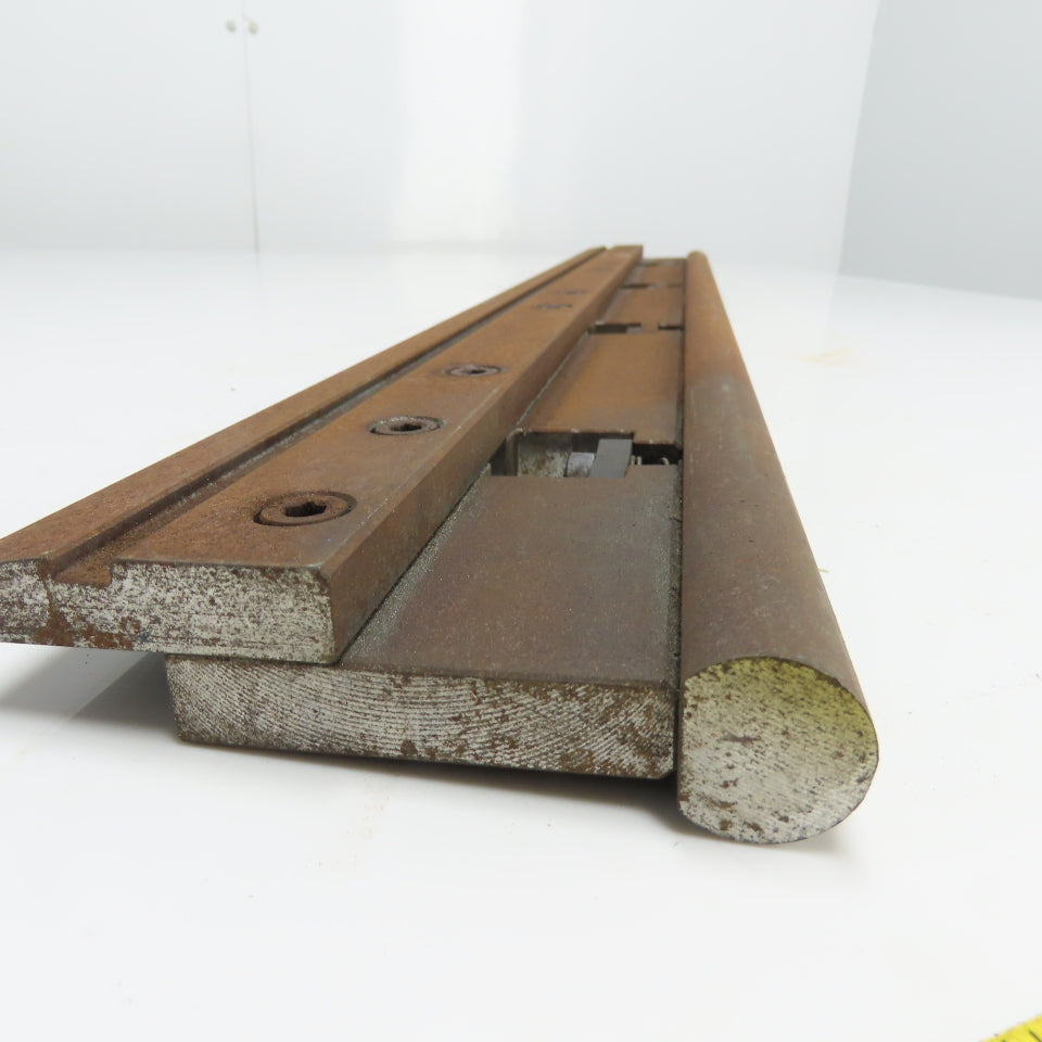 32-7/8" Round Top Press Brake Angle Die Punch .500" Radius 4-11/16" Tall
