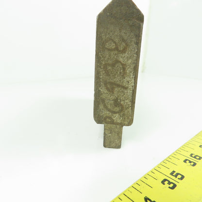 4-7/8" 90° V-Forming Press Brake Angle Die Punch 1/2" Tang 1" Thick 3-13/16"Tall