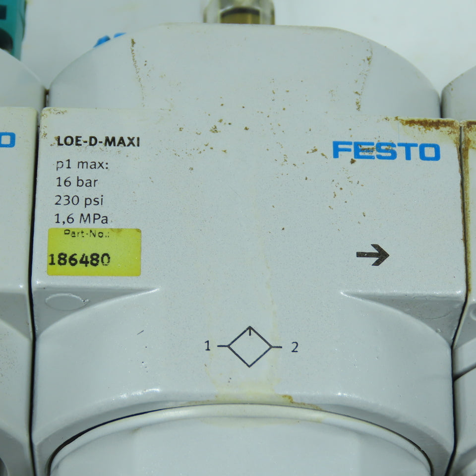 Festo FRM-D-MAXI, LOE-D-MAXI, HE-D-MAXI Air Preparation Unit FRL 16 Bar 230PSI