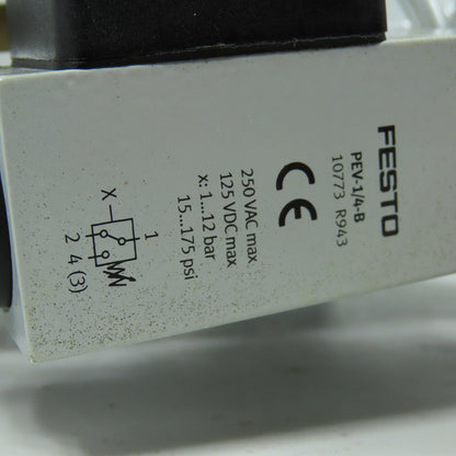 Festo FRM-D-MAXI, LOE-D-MAXI, HE-D-MAXI Air Preparation Unit FRL 16 Bar 230PSI