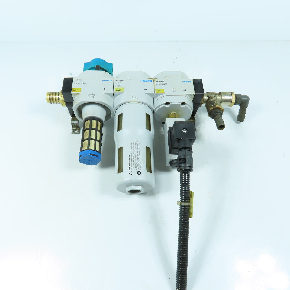 Festo FRM-D-MAXI, LOE-D-MAXI, HE-D-MAXI Air Preparation Unit FRL 16 Bar 230PSI