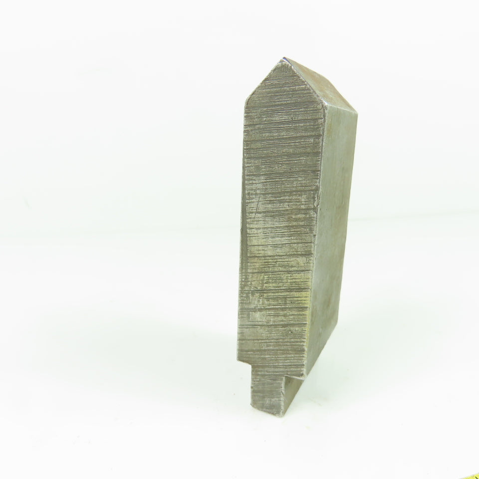 1-3/4" L 90° V-Forming Press Brake Angle Die Punch 1/2" Tang 15/16" Thick