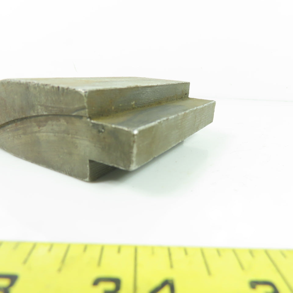 3-1/2" L 30° V-Forming Press Brake Angle Die Punch 1/2" Tang 1.21" Thick