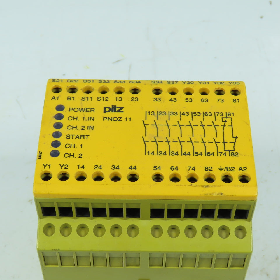 Pilz 774080 PNOZ 11 7S/10 Safety Relay 24VAC/VDC