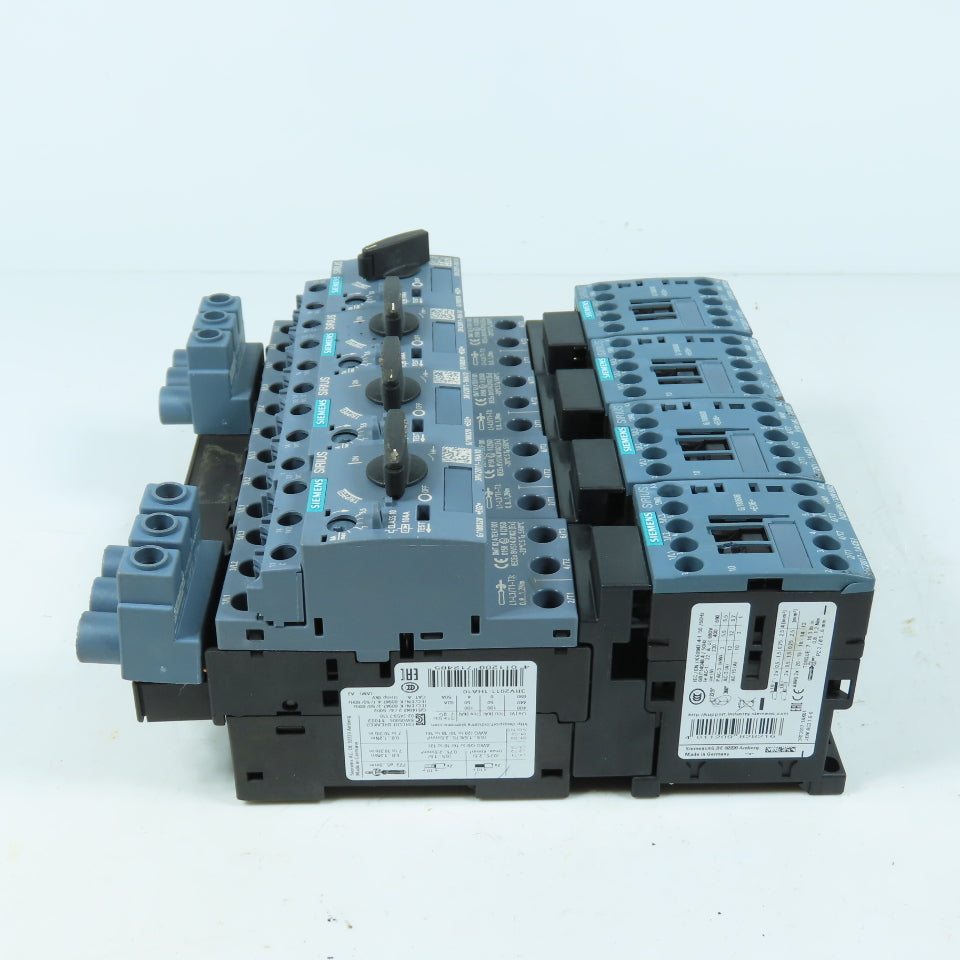 Siemens 3RT2017-1AK61 3RV2011-1HA10 Motor Starter Protector & Contactor Lot/4