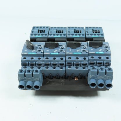 Siemens 3RT2017-1AK61 3RV2011-1HA10 Motor Starter Protector & Contactor Lot/4