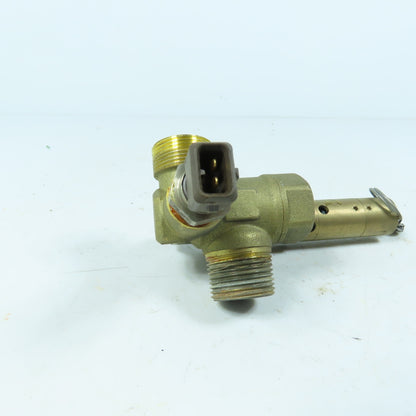 Atlas Copco 2236 0438 80 0830 1009 17 Brass Check Valve Assembly W/ Safety Valve