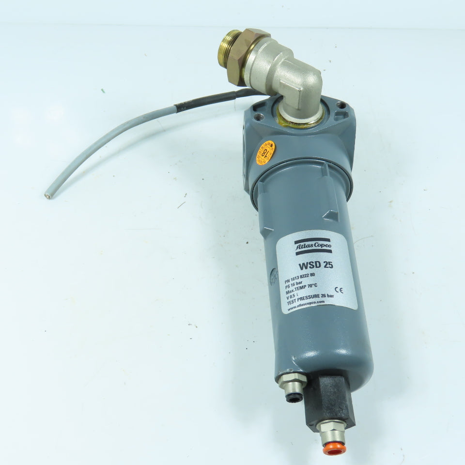 Atlas Copco 1613 8222 80 WSD 25 Water Separator/Dryer 0.5L 16 Bar W/1089 0575 54