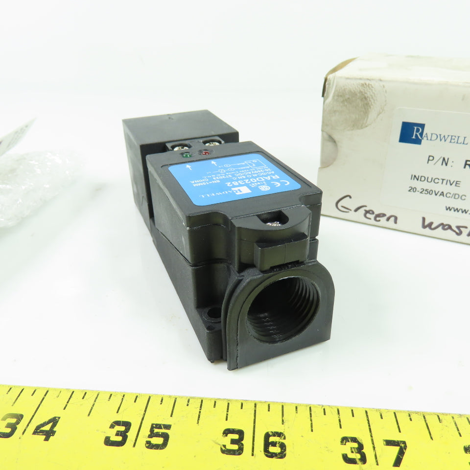 Radwell RAD02382 Proximity Switch SN=15mm 20-250V AC/DC