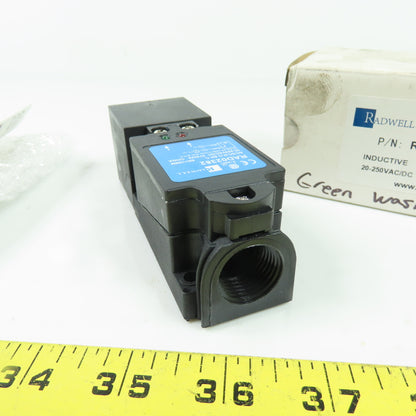 Radwell RAD02382 Proximity Switch SN=15mm 20-250V AC/DC