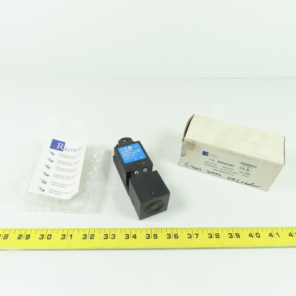 Radwell RAD02382 Proximity Switch SN=15mm 20-250V AC/DC