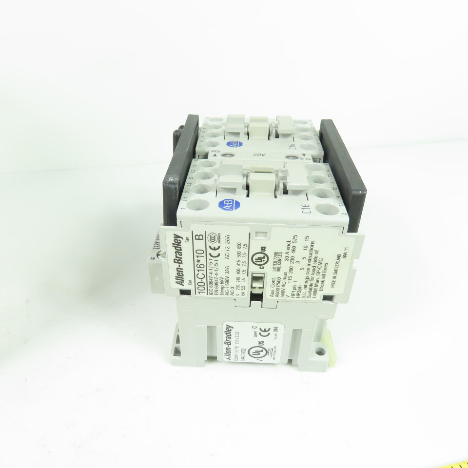 Allen Bradley 100-C16D22 100-C16*10 Reversing Contactor 110/120V Coil Ser B New