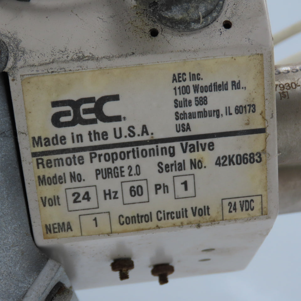 AEC PURGE 2.0 Remote Proportioning Valve 24VDC