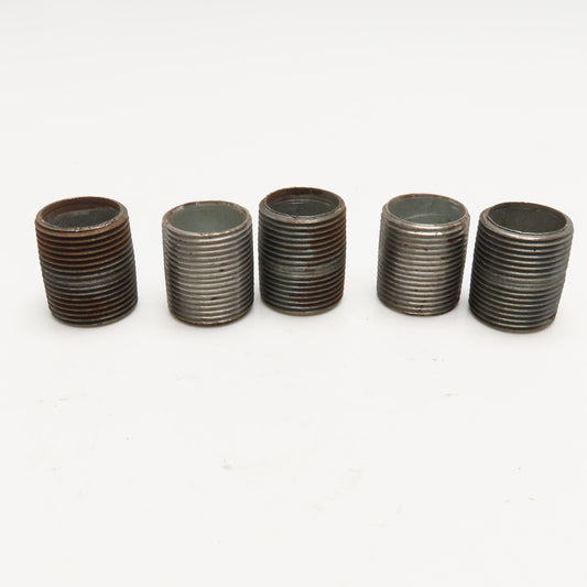 1" NPT x 1-1/2" Close Galvanized Pipe Nipple Lot Of 5