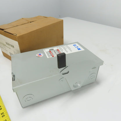 Eaton DG321UGB Ser B 30A Fusible Safety Disconnect Switch 240VAC 3-Pole