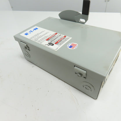 Eaton DG321UGB Ser B 30A Fusible Safety Disconnect Switch 240VAC 3-Pole