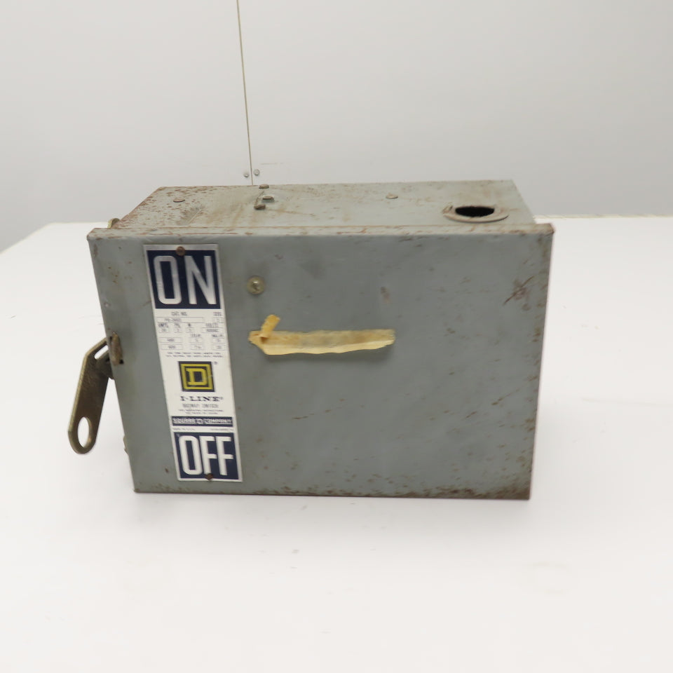 Square D PQ-3603 30A 3 Pole I-Line Fusible Busway Switch 600V