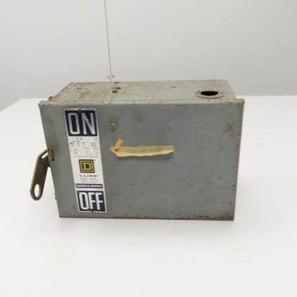 Square D PQ-3603 30A 3 Pole I-Line Fusible Busway Switch 600V