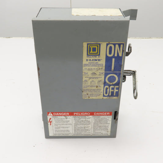 Square D I-Line PQ3603G 30A 3 Pole Fusible Busway Switch 600V