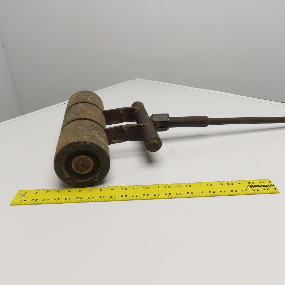 Homemade 100Lbs Push Weighted Flooring Lino Roller 5" x 15-1/2" Wide