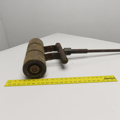 Homemade 100Lbs Push Weighted Flooring Lino Roller 5" x 15-1/2" Wide