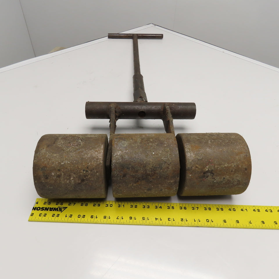 Homemade 100Lbs Push Weighted Flooring Lino Roller 5" x 15-1/2" Wide