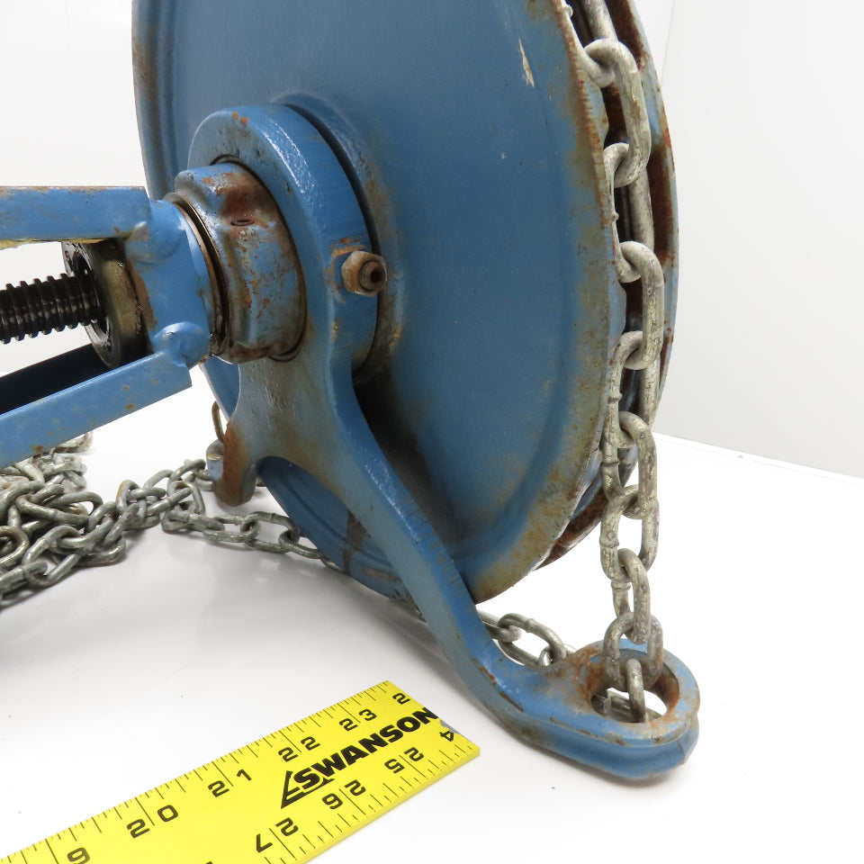 DeZurik 9260375 6" Stainless Steel Gate Valve Manual Wheel Chain Actuated 450°F