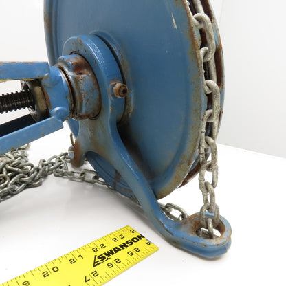 DeZurik 9260375 6" Stainless Steel Gate Valve Manual Wheel Chain Actuated 450°F