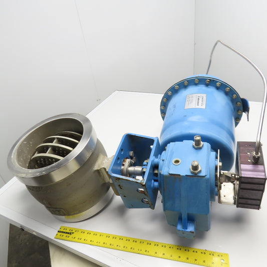 Jamsebury QR11LB10CCJK 6" Stainless Steel Q-Trim Ball Valve Quadra-Powr II