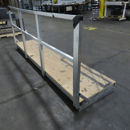 112" Long x 27" Wide Aluminum Work Area Platform Scaffold 38" Railing