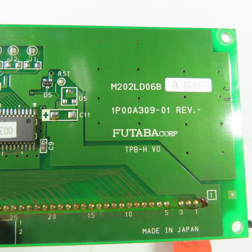 Futaba 1P00A309-01 Display Module Board TPB-H (Parts Or Repair)
