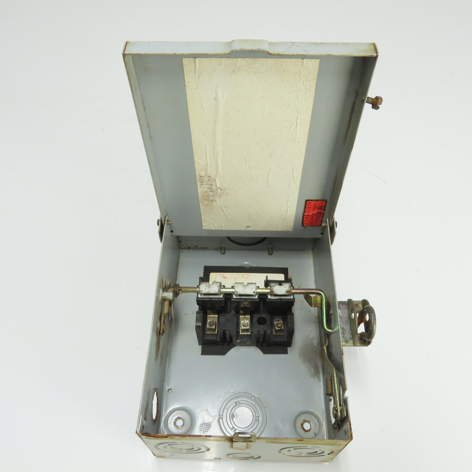 Siemens NFR351 Ser A 30A ITE Non Fusible Safety Disconnect Switch 600V
