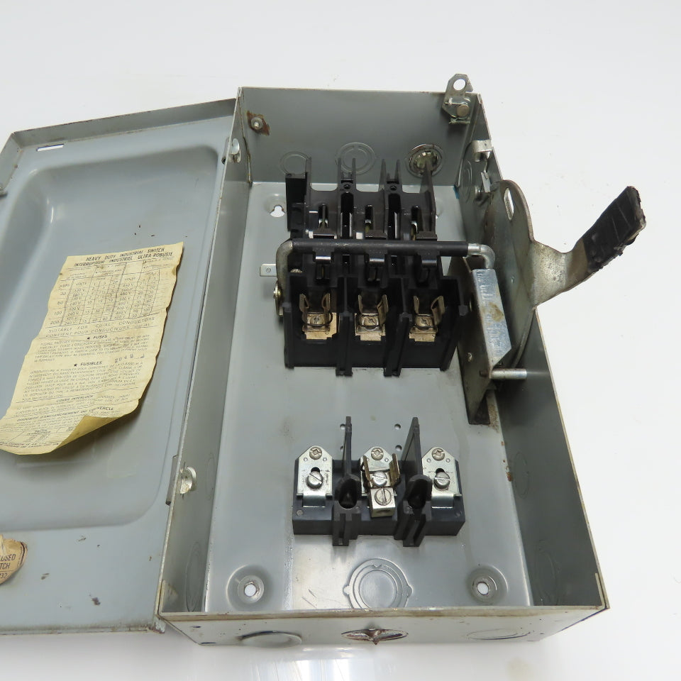 ITE FK361 30A Fusible Safety Disconnect Switch 600V 3Ph