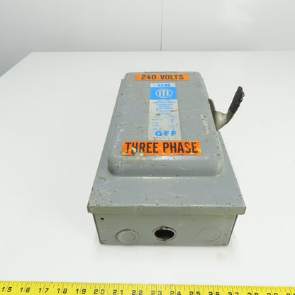 ITE FK361 30A Fusible Safety Disconnect Switch 600V 3Ph